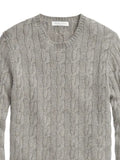 Ralph Lauren Purple Label cable-knit crew-neck sweater
