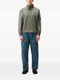 C.P. Company Lens-detail quarter-zip sweatshirt