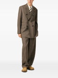AMI Paris Double breasted houndstooth wool blazer