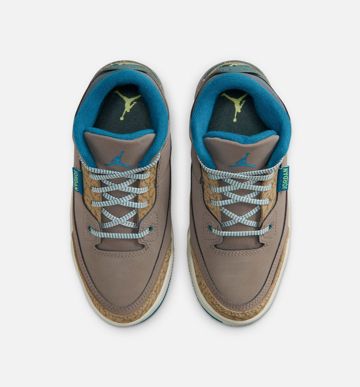 Air Jordan 3 Retro "Olive Grey" Little Kids' Shoe – Olive Grey/Green Abyss/Khaki/Sea Glass