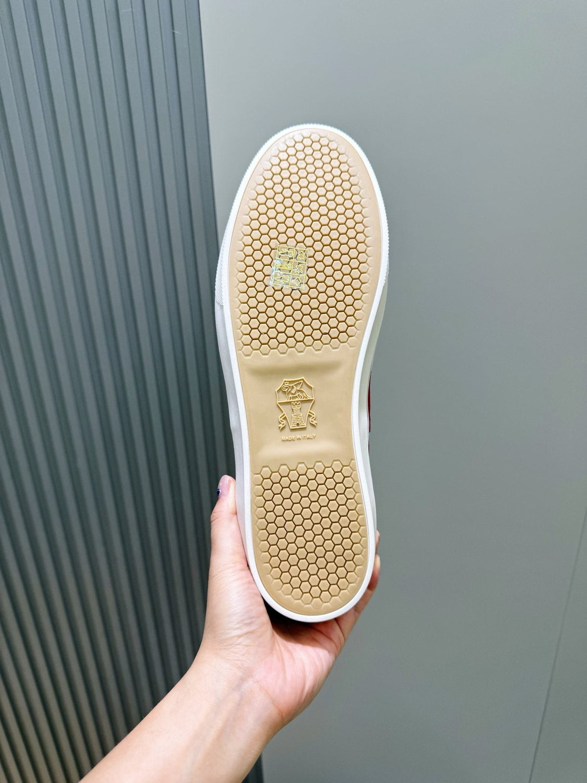 Brunello Cucinelli Burgundy Suede Low-Top Sneakers